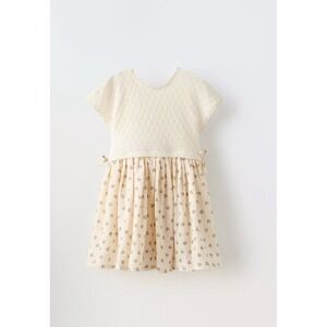 Zara combination floral dress size 2